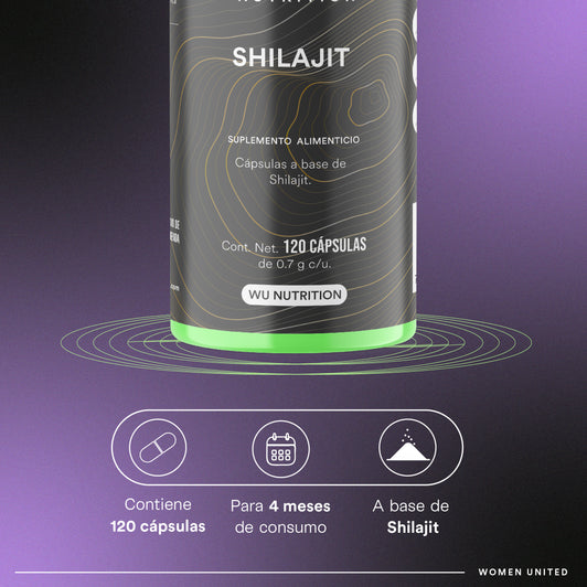 SHILAJIT - Ácido Fulvico + Antioxidantes + Resina del Himalaya | 120 cápsulas