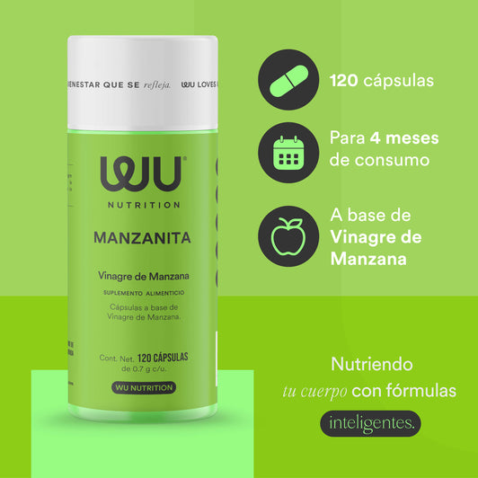 MANZANITA - Apple Cider Vinegar | 120 capsules