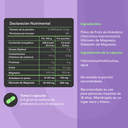 PAZ - Glicinato de Magnésio | 120 cápsulas 
