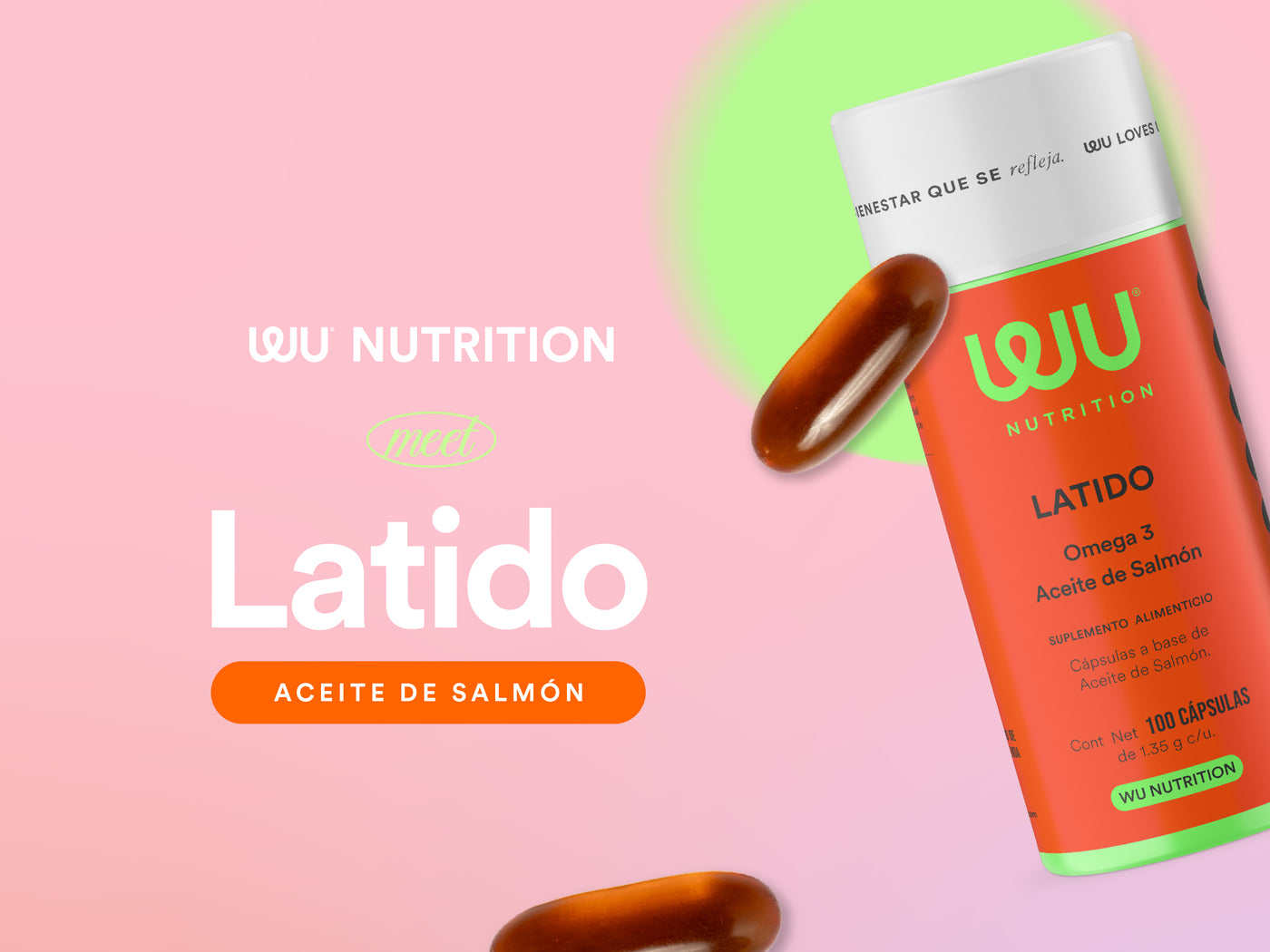 LATIDO — Omega 3 Aceite de Salmón, contenido A+